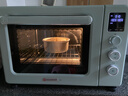 海氏（Hauswirt）C40三代电烤箱家用烘焙多功能发酵一体机食品级搪瓷内胆智能菜单情人节礼物 湖水绿 40L 实拍图