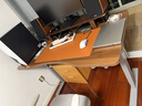 京东京造电动升降电脑桌电竞桌 书桌 桌子学习桌  双电机1.4m胡桃木色 实拍图