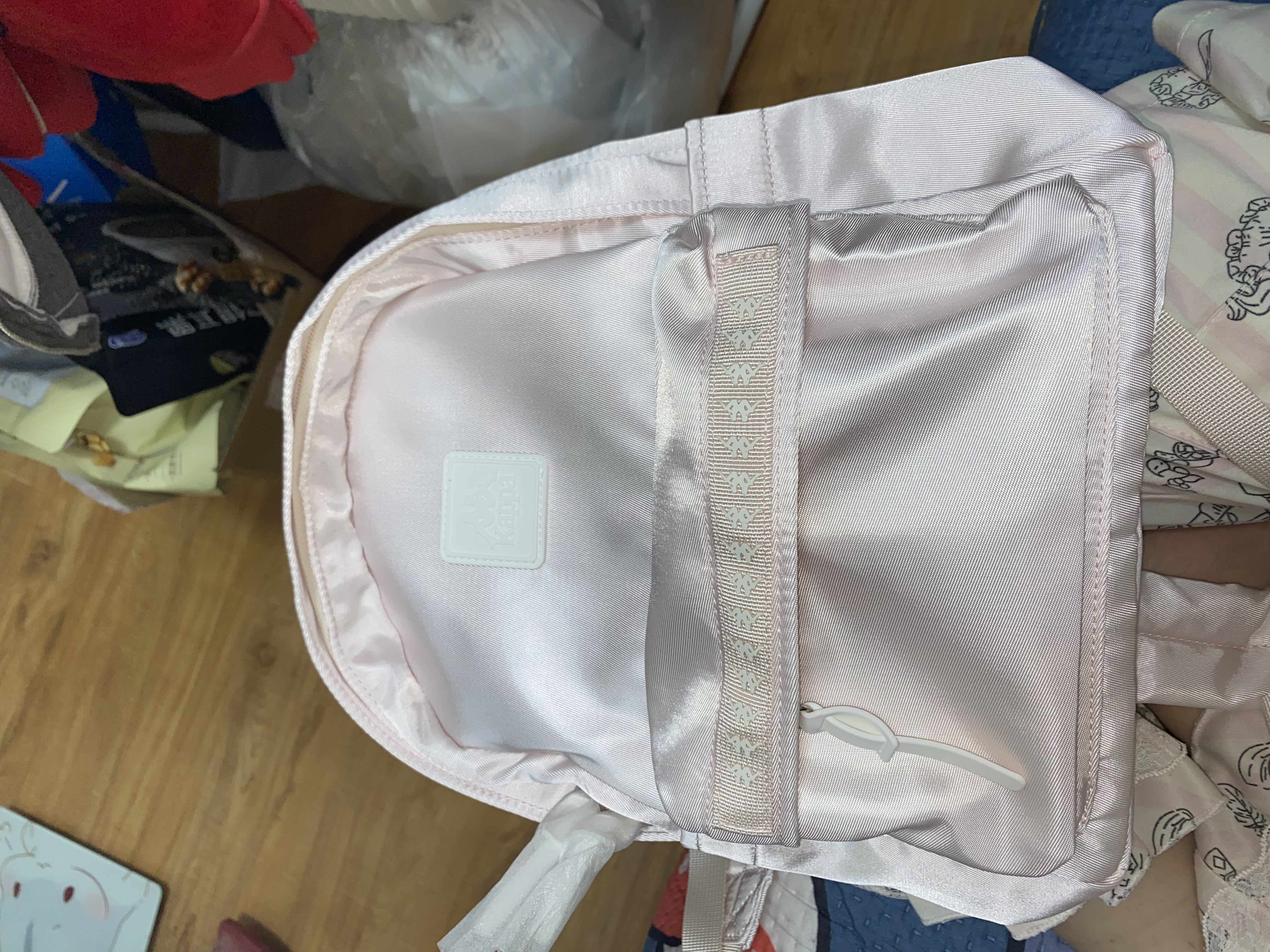 Kappa卡帕 新款潮流背包女包运动百搭迷你双肩包旅行小包包生日礼物 珠光粉 实拍图