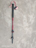 探路者喀纳登山杖手杖碳素碳纤维可伸缩超轻户外徒步便携爬山棍 燎原红 实拍图