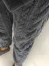 猫人男士睡衣男冬【立领加厚长毛绒】睡衣男长袖开衫家居服深灰 实拍图