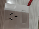 公牛（BULL）开关插座G36系列16A大功率带开关插座G36E204白色暗装 实拍图