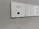 普联（TP-LINK）AX3000M全屋WiFi6套装千兆双频无线AP面板ac+ap套装POE路由器全屋面板 套餐七（9口千兆AC路由器*1+白色面板AP*4） 实拍图