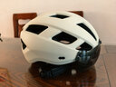 京东京造 自行车头盔骑行头盔磁吸风镜山地公路车安全帽ZX21米白 实拍图