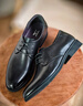 七匹狼男鞋夏季透气高端男士皮鞋男款头层真牛皮鞋男款正装鞋内增高婚鞋 黑色 四季款 42 码 实拍图
