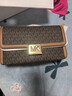 MICHAEL KORS轻奢MK女包SONIA链条手提单肩斜挎腋下包法棍包 中号深棕拼 实拍图