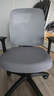 得力（deli）4900SP人体工学靠背电脑椅 舒适后仰办公椅 可升降舒棉坐垫 灰 实拍图