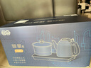 吉谷（K·KOU）全自动双底部上水电热水壶 茶台烧水壶一体桌沸点恒温电茶壶套装泡茶家庭专用【1.2L+0.8L】 TC008 实拍图