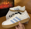 adidas「T头鞋」VL COURT 2.0复古休闲板鞋德训鞋阿迪达斯轻运动   汉玉白/蓝色/金色 (推荐女生买小半码)   36.5 实拍图