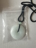翡翠平安扣吊坠缅甸玉老矿料玉石玉器项链时尚饰品送男女朋友礼物 翡翠平安扣吊坠（30mm左右） 实拍图