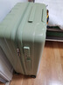 汉客行李箱女拉杆箱男大容量镇店之宝双层拉链密码箱子旅行箱24英寸绿 实拍图