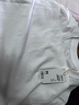 京东京造10A抗菌男士t恤短袖打底衫男装衣服新款纯棉圆领休闲内搭新年白M 实拍图