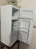 HYUNDAI（韩国现代）小冰箱迷你小型家用冷藏冷冻宿舍出租房办公室双开门二门电冰箱节能省电 100L白【一级能效+租房必备】 实拍图