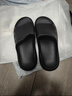 京东京造【3.5cm踩屎感】eva厚底拖鞋男士防臭休闲凉拖鞋夜色黑 42-43 实拍图