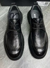 金利来（Goldlion）男鞋正装商务休闲鞋舒适轻质透气时尚皮鞋58083057101A黑39码 实拍图