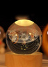 TaTanice水晶球摆件桌面小夜灯太阳系模型玻璃球儿童玩具女孩生日新年礼物 实拍图