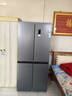澳柯玛（AUCMA）475升十字对开双开四开门风冷无霜家用超薄大容量一级能效双变频电冰箱BCD-475WPHXFE 实拍图