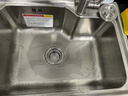 华帝（VATTI）普通厨房水槽S1大单槽拉丝304不锈钢洗菜盆洗碗盆一体成型含龙头 实拍图