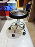 华恺之星吧台椅可升降吧台凳子家用转椅滑轮办公椅搁脚椅餐椅子BY659黑 实拍图