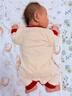 贝瑞加（Babyprints）宝宝连体衣婴儿纯棉秋冬连身哈衣柔软舒适A类百天衣服 福气66 实拍图