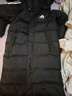 阿迪达斯（adidas）羽绒服男女秋冬保暖外套加厚长款高充绒量羽绒服 黑/白01T S 实拍图