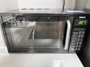 格兰仕（Galanz）微波炉烤箱一体机光波20L家用700W节能平板易清洁智能菜单多功能小型烧烤解冻预约DG 全新机器 实拍图