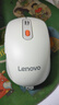 联想（Lenovo）无线蓝牙双模鼠标  便携办公鼠标 人体工程学设计 适用台式机一体机笔记本平板Howard白色 实拍图