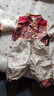 罗蒙周岁衣服抓周服男宝宝女宝百天满月生日唐装新中式演出服 红色 L 实拍图