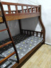 美念胡桃木儿童上下床实木高低床双层床上下铺床两层木床子母床 胡桃色【爬梯款】床+床垫+书架 上铺宽130cm下铺宽150cm 实拍图