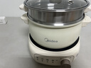 美的（Midea）电煮锅 电火锅 电热锅 电炒锅 分体式可拆洗 2.6L小电锅 学生宿舍多功能锅泡面锅 XZC2088S 配蒸笼 实拍图
