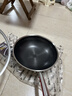 康巴赫炒锅不粘锅316L不锈钢炒菜锅32cm蜂窝平底煎炒锅电磁炉燃气灶通用 实拍图