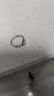 唯一（Winy）999纯银戒指女款情侣对戒男士求婚戒指三八节女神礼物送女生 实拍图