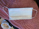保为康一次性口罩防飞沫劳保颗粒物防护透气防花粉三层无纺布男女防尘粉尘时尚骑行春夏季薄款 DL97蓝色－独立装【50只/盒】 实拍图