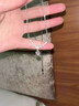 唯一（Winy）情人节礼物一克拉莫桑石紫藤花999足银项链女款新年送女朋友老婆 实拍图