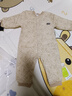 婧麒（JOYNCLEON）婴儿连体衣新生儿衣服秋冬保暖夹棉哈衣满月宝宝内衣纯棉连体衣 大树黄【优选精梳棉】 80cm 实拍图