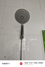 四季沐歌（MICOE）增压淋浴花洒喷头套装 浴室大面板淋浴头电镀手持花洒三件装HS122 实拍图