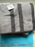 金号纯棉加厚加大枕巾吸汗透气亲肤枕头巾灰色1条 80*50cm 170g 实拍图
