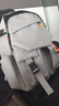 袋鼠双肩包男士背包大容量初中高中书包男女大学生防泼水电脑包旅行包 灰色升级【加大加固版】 实拍图