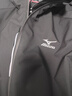 美津浓（MIZUNO）户外夹克男连帽梭织透气情侣锋衣加绒加厚加棉外套男上衣 实拍图