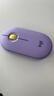 罗技（Logitech）LOGITECH PEBBLE 无线蓝牙鼠标 静音鼠标 办公鹅卵石造型 轻薄便携 时尚小巧 星幕紫 实拍图