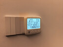 德力西电气（DELIXI ELECTRIC）家用室内温度计带笑脸婴儿房闹钟计时电子数显温湿度计温度表 实拍图