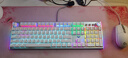 狼蛛（AULA）F2088机械键盘 有线键盘 游戏键盘 104键背光键盘 宏编程 电脑键盘 黑色 茶轴 精英版 实拍图