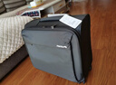 汉客万向轮拉杆箱男女商务旅行箱小行李箱子登机箱密码箱16英寸黑色 实拍图