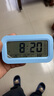 康巴丝（Compas）电子闹钟夜光智能语音报时起床神器闹铃强力叫醒儿童学生床头钟开学必备 2139 蓝色 开学季 实拍图