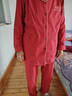 红豆睡衣女纯棉长袖套装家居服大红本命年翻领开衫睡衣 实拍图