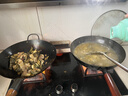荣事达（Royalstar）章丘手工锻打铁锅圆底老式炒锅无涂层不粘炒菜锅燃气灶无盖36cm 实拍图