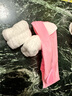 倩挥洗脸手腕带防湿袖吸水手巾护腕挡水运动擦汗护腕洗漱手环 手腕带+束发带（颜色随机） 实拍图