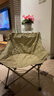 牧高笛（MOBIGARDEN）折叠月亮椅 户外露营便携懒人椅躺椅露营椅子 NX25665013 细沙黄 实拍图