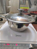 美的（Midea）家用电磁炉电陶炉电池炉2200W大功率猛火新型电磁灶一体微晶面板爆炒炒菜定时火锅炉MC-HGE22BF09 实拍图
