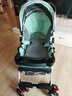 豪威 婴儿推车可坐可躺双向超轻便折叠伞车宝宝0-3岁手推车小孩儿童车 拼色绿+至尊款+一键折叠+全功能 实拍图